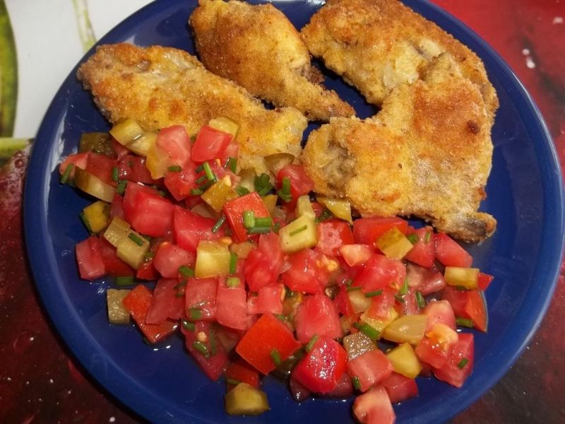 Skrzydełka z kurczaka w panierce