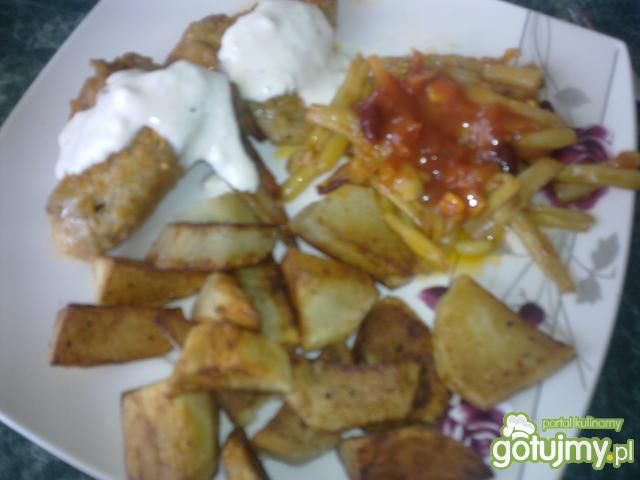 Skrzydełka z miodem, cytryną i sezamem