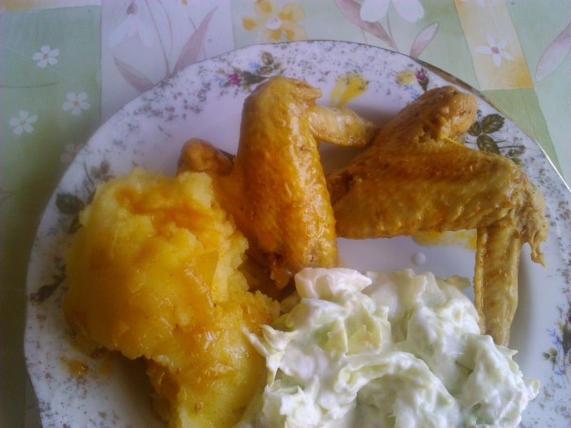 Skrzydełka z miodem i piwem  