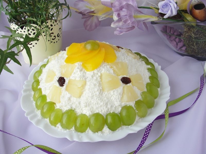 Śląska kopa z owocami