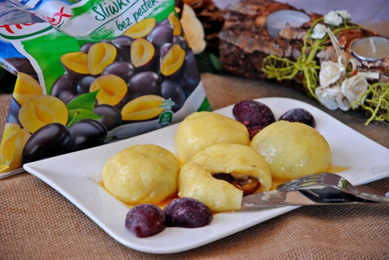 Śląskie kluchy ze śliwkami 