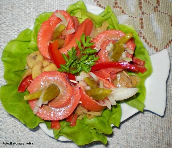 Śledź a la łosoś na pikantnie :