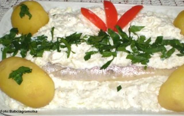 Śledź pod ,, pierzynką ,, wg mojej Mamy