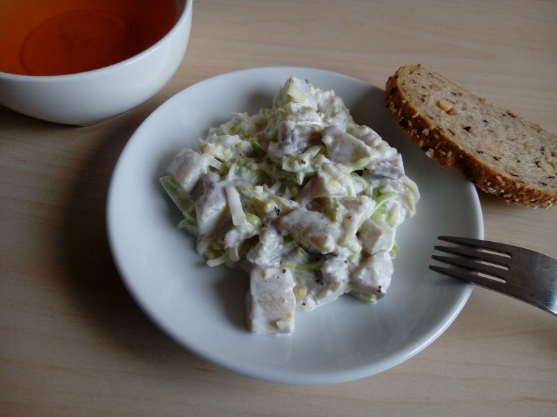 Śledź porowo czosnkowy Śledź porowo czosnkowy