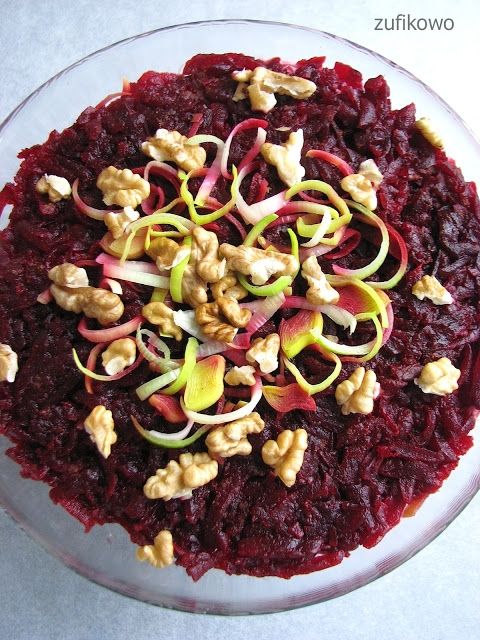 Śledź w buraczkach - przekładaniec