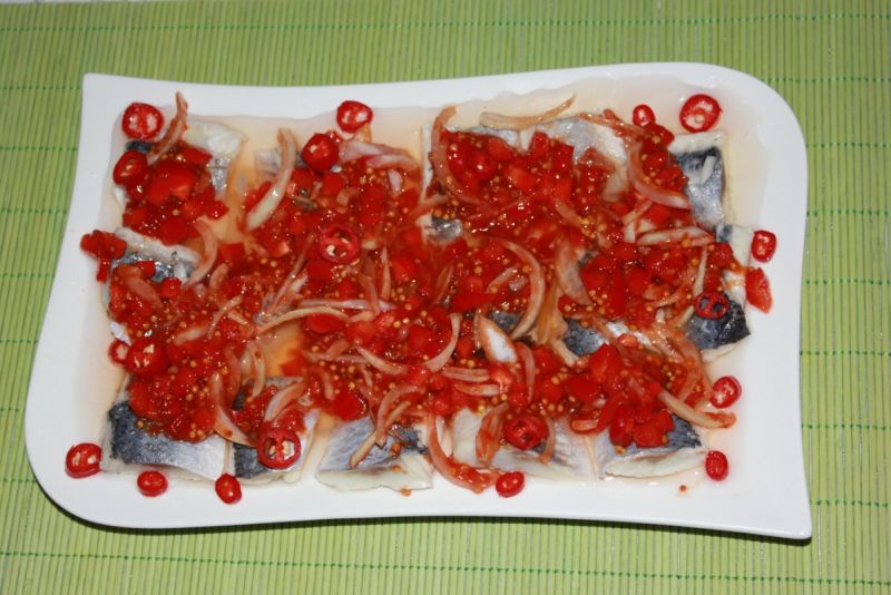 Śledź w papryce Śledź w papryce