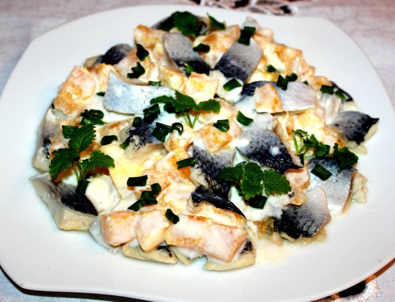 Śledź w sosie śmietanowo-pomarańczowym 