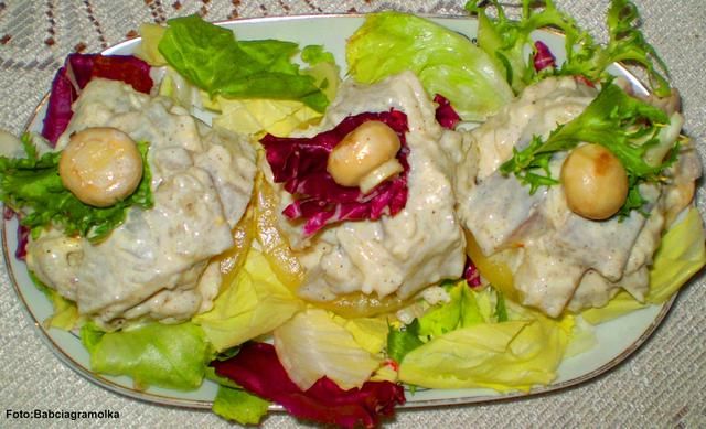 Śledź z ananasem : Śledź z ananasem :