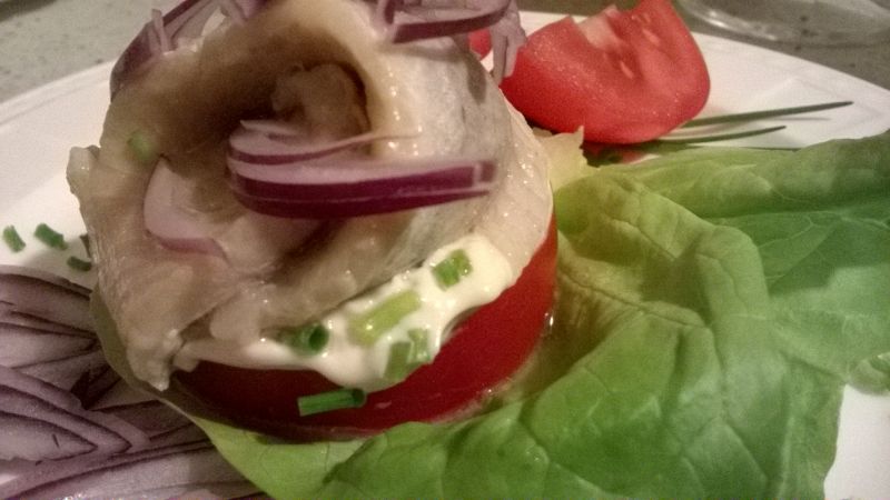 Śledzie na pomidorze Śledzie na pomidorze