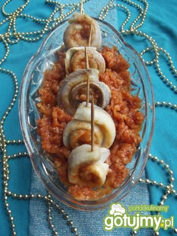 Śledzie po kujawsku na jabłuszku Śledzie po kujawsku na jabłuszku