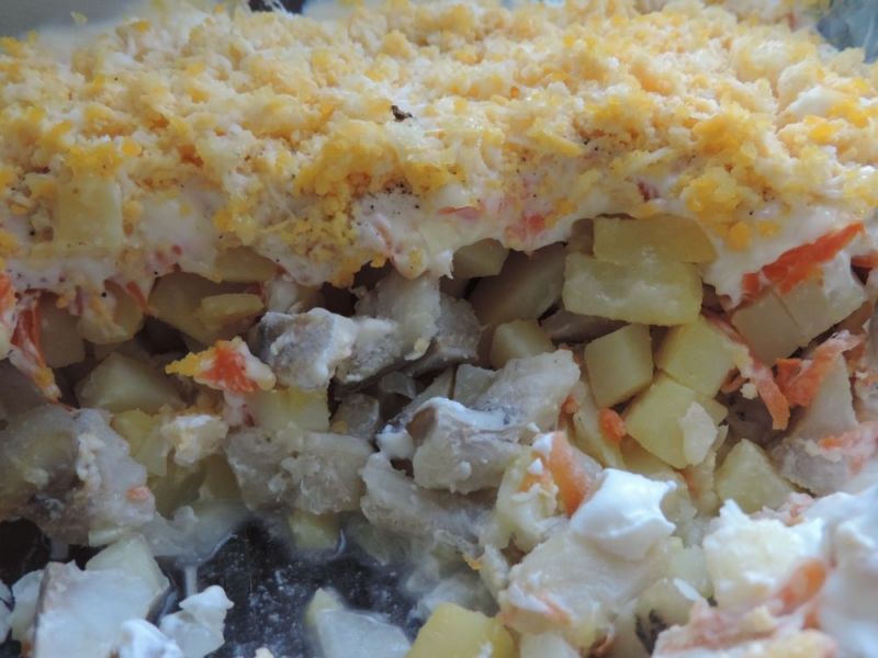 Śledzie pod pierzynką  Śledzie pod pierzynką