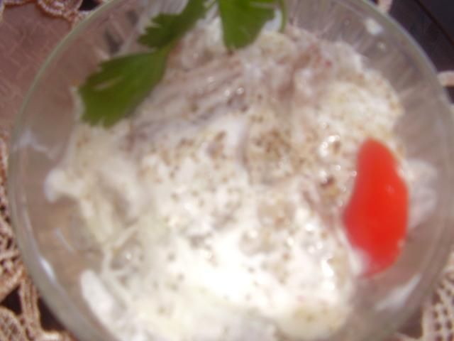 Śledzie w śmietanie