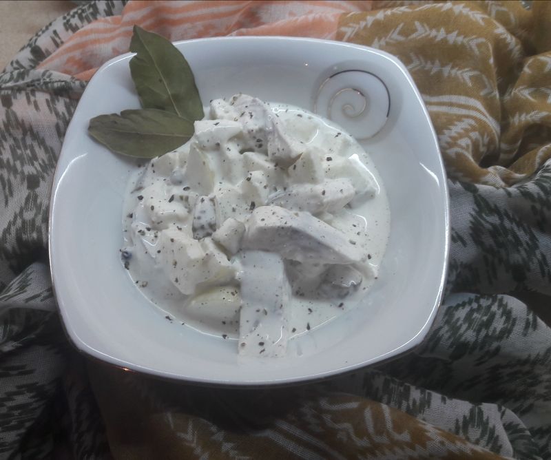 Śledzie w śmietanie