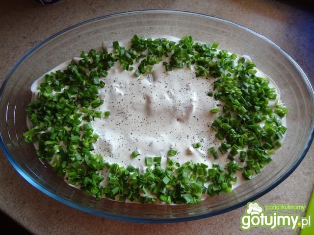 Śledzie w śmietanie ze szczypiorkiem Śledzie w śmietanie ze szczypiorkiem