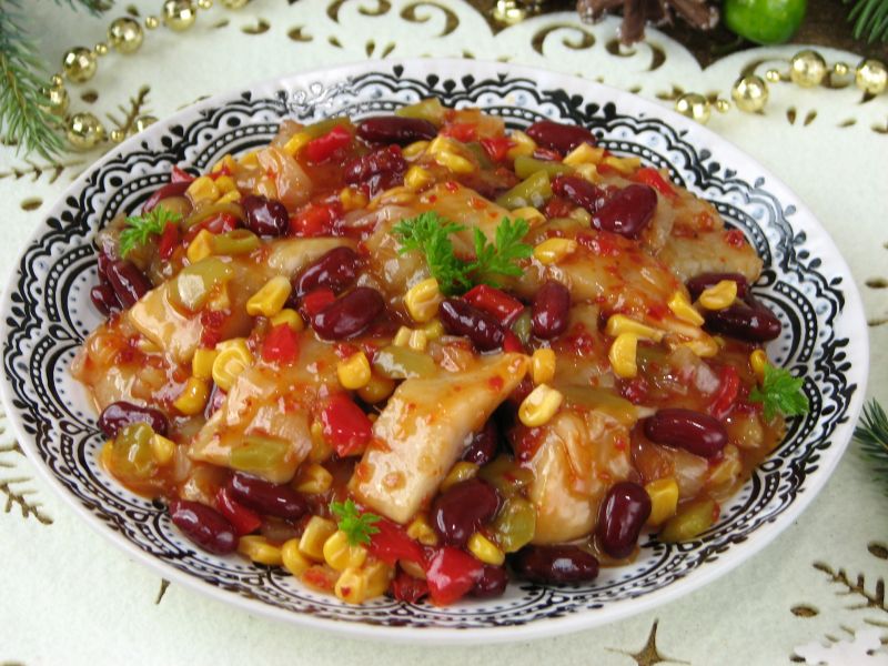 Śledzie w sosie słodkie chili Śledzie w sosie słodkie chili
