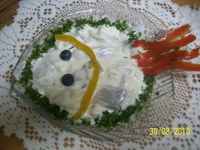 Śledzie w sosie śmietanowym