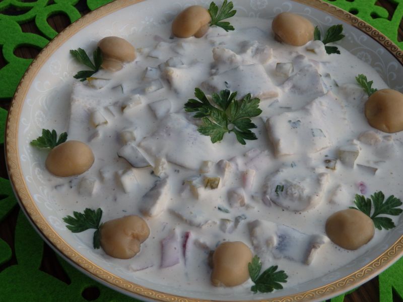 Śledzie w sosie tatarskim