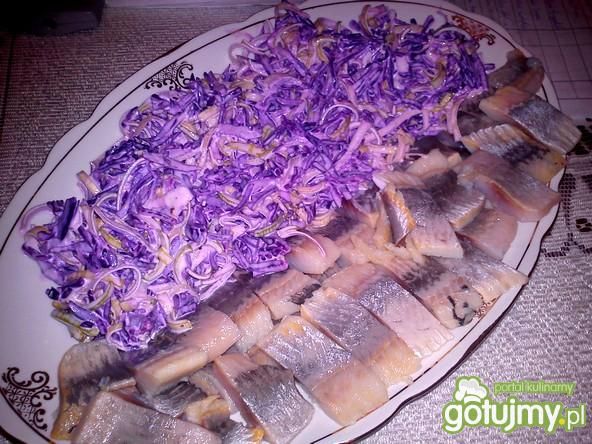 Śledzie z czerwoną kapustą Śledzie z czerwoną kapustą