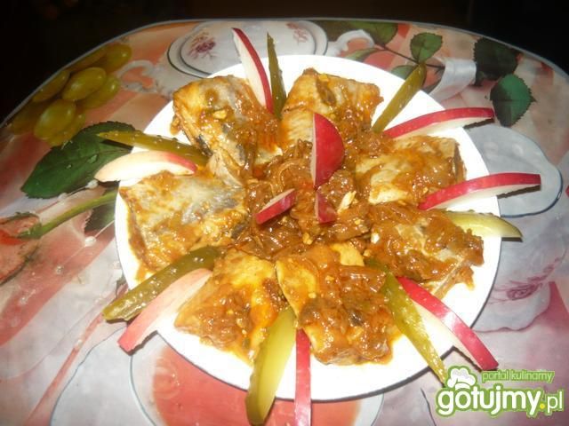 Śledzie z kapustą i grzybami