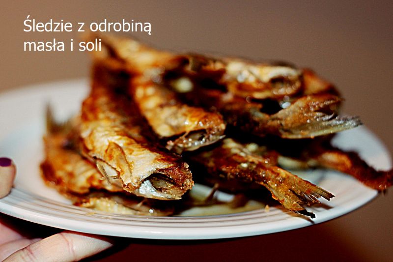 Śledzie z masłem