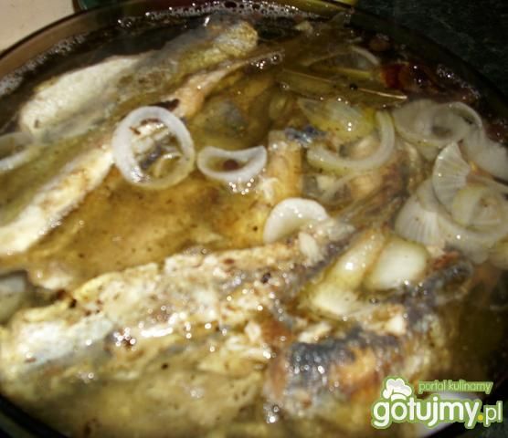 Śledzie zielone w zalewie