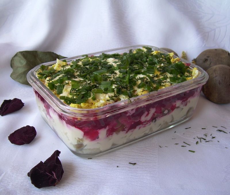 Śledzik pod pierzynką