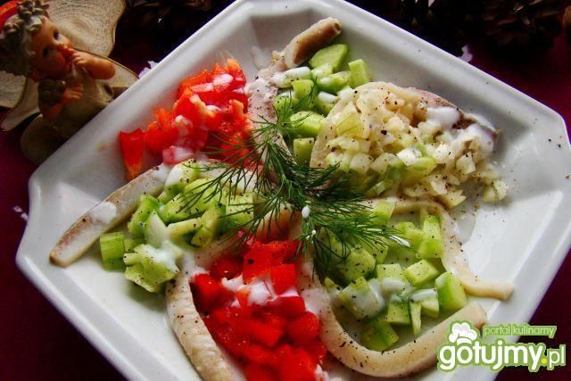 Śledzik świąteczny na kolorowo 