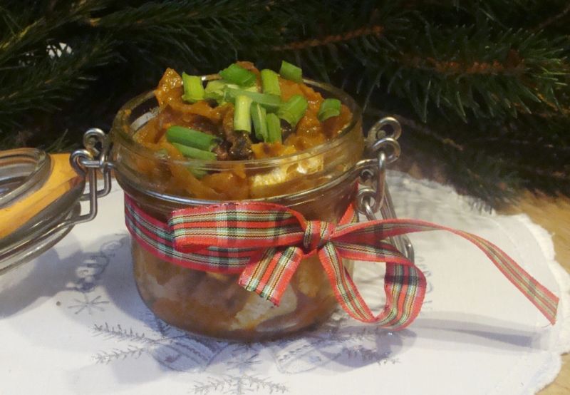 Śledziki z pieczarkami 