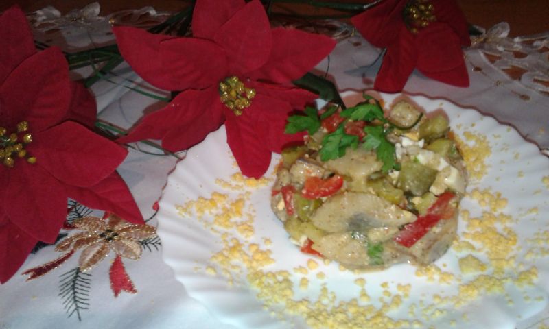 Śledziowy tatar świąteczny Śledziowy tatar świąteczny