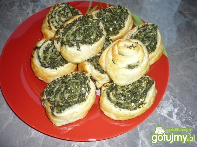 Ślimaczki szpinakowe Ślimaczki szpinakowe