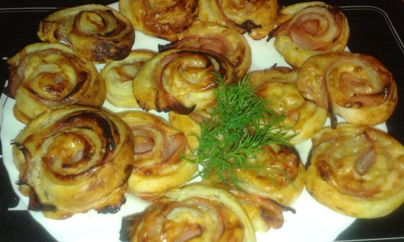 Ślimaczki z ciasta francuskiego