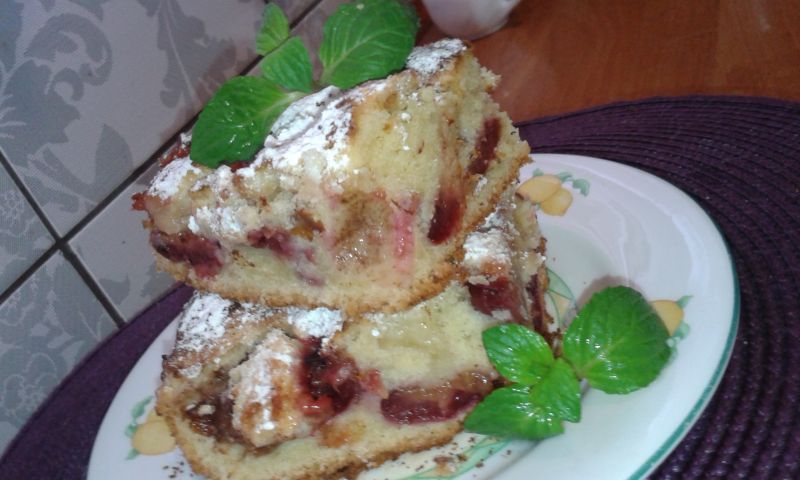 Śliwki w cieście Śliwki w cieście