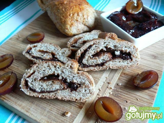 Śliwkowa rolada chlebowa Śliwkowa rolada chlebowa