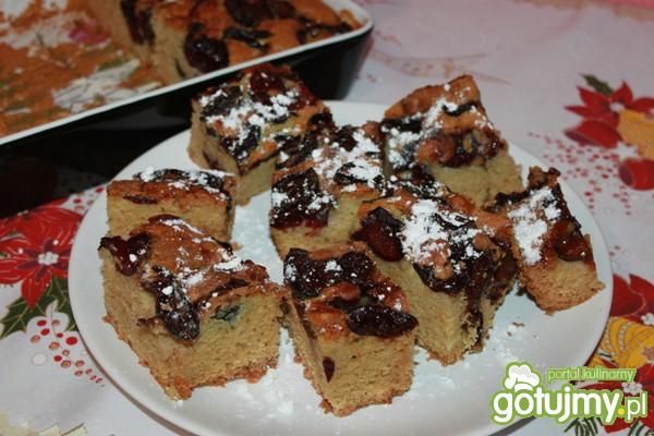 Śliwkowe ciacho z cynamonem