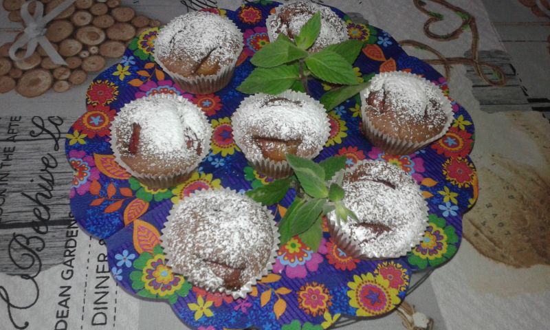 Śliwkowo - czekoladowe babeczki