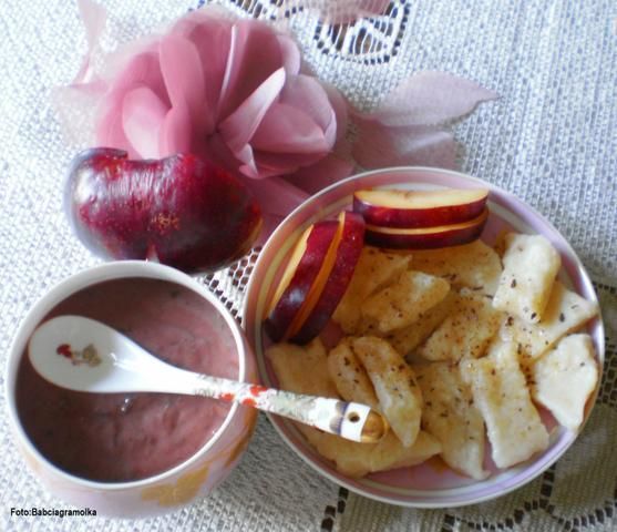 Śliwkowo- kluseczkowy mariaż :