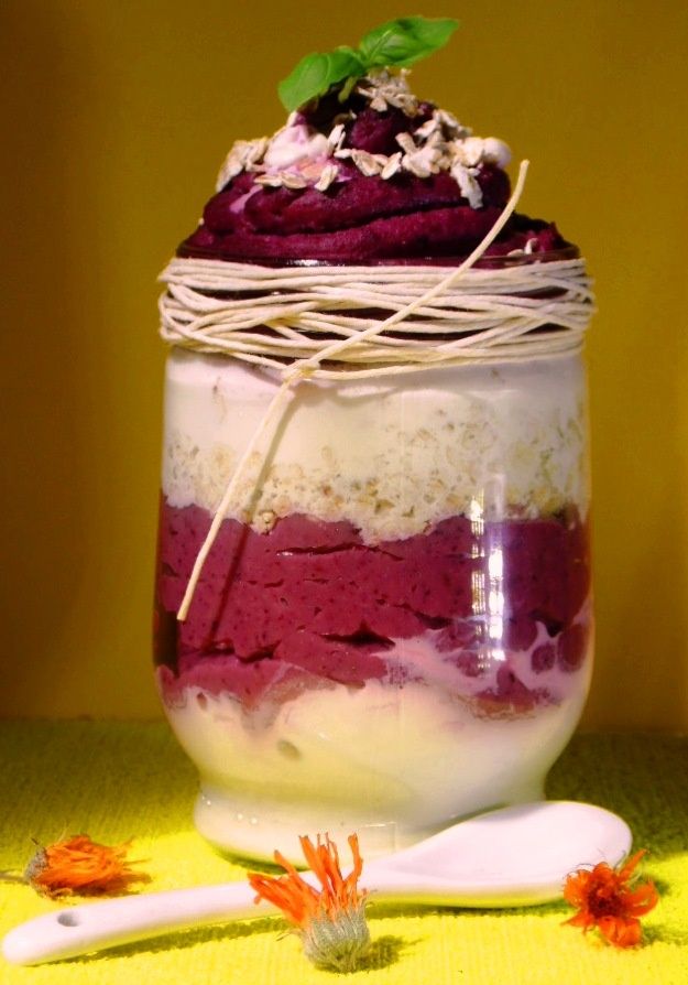 Śliwkowy deser jaglany