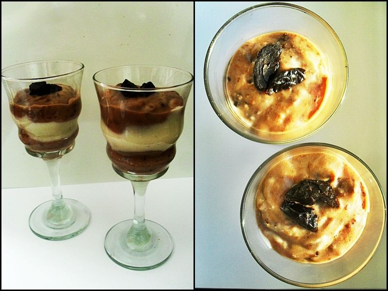 Śliwkowy koktajl na kaszy jaglanej