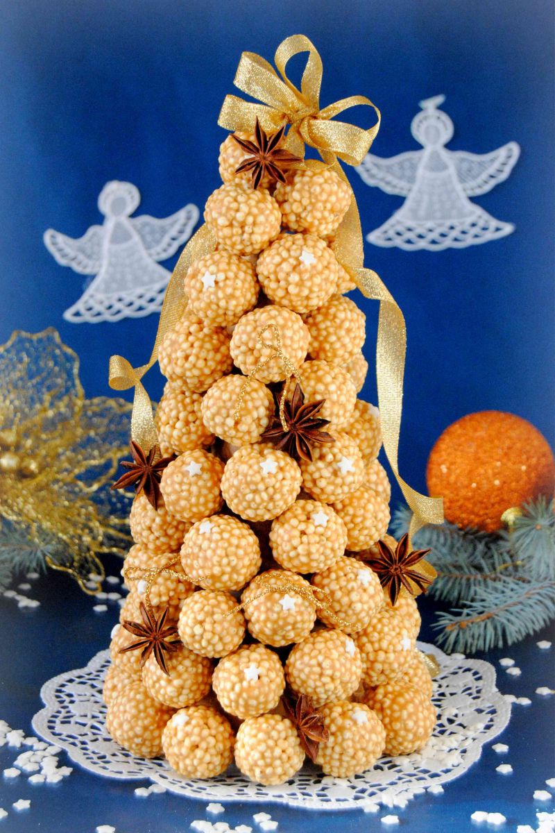 Słodka choinka na świąteczny stół