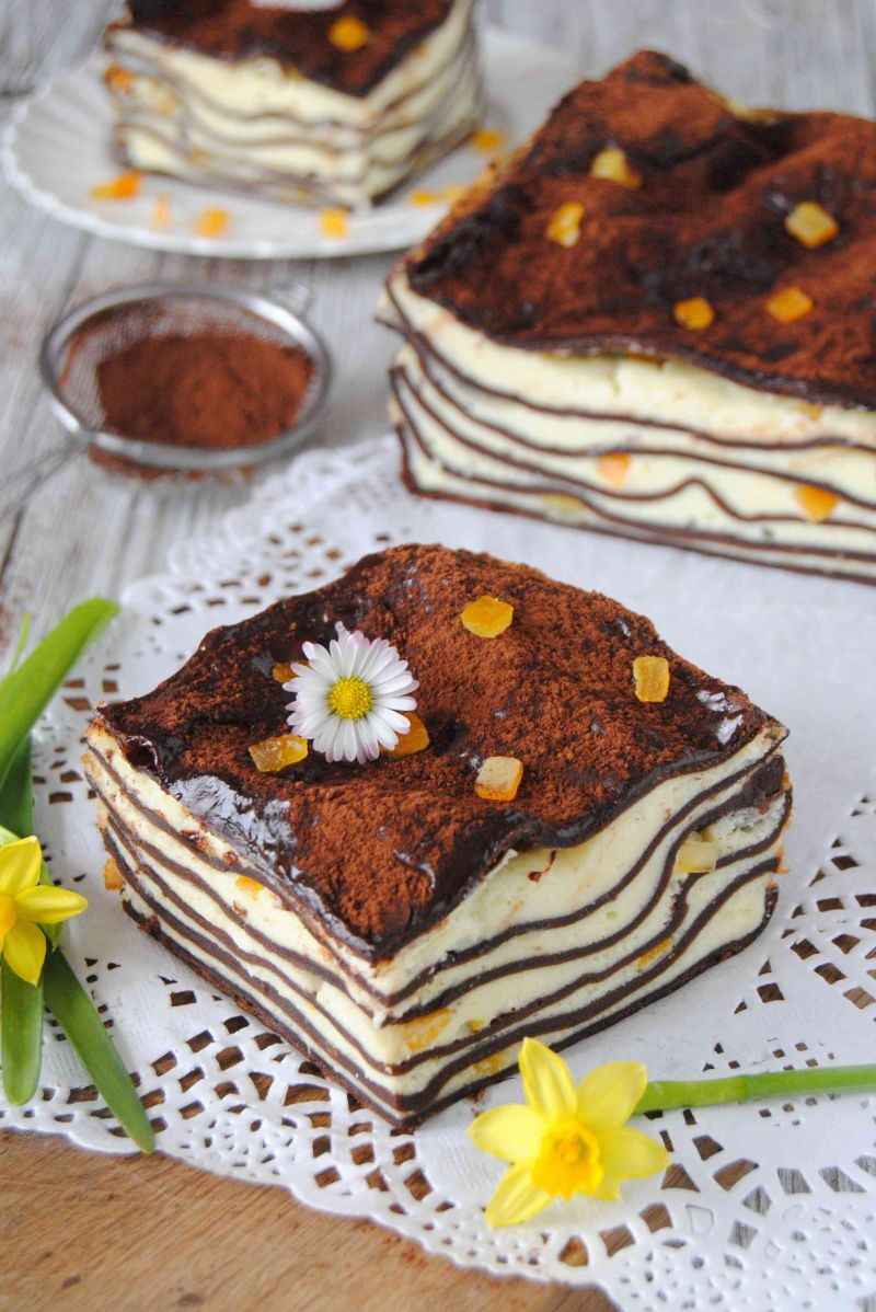 Słodka lasagne z serem Słodka lasagne z serem