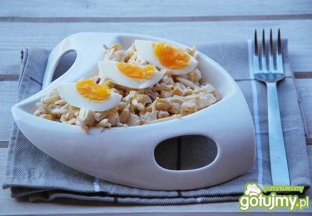 Słodka sałatka z jajkiem