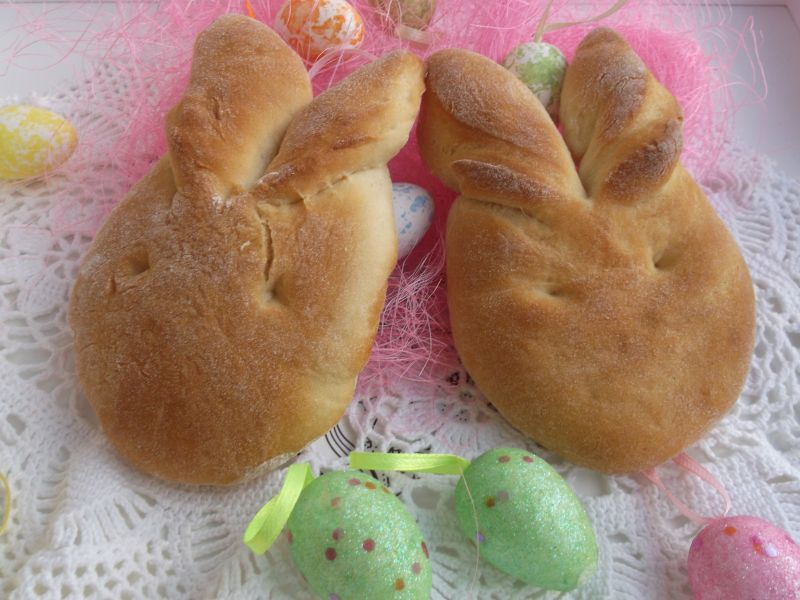 Słodkie bułeczki ,,Wielkanocne zajączki'' 