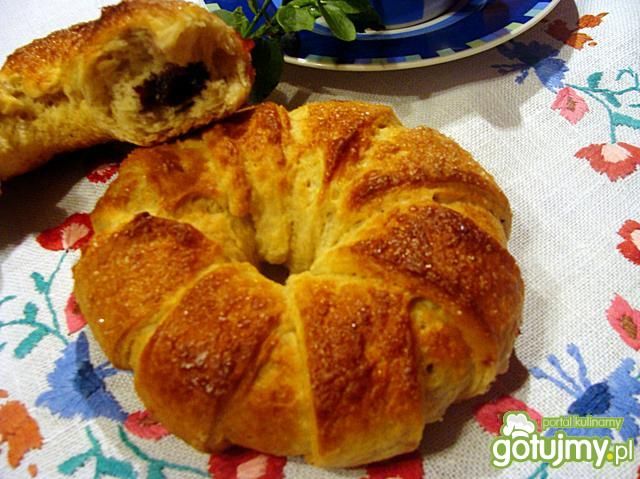 Słodkie bułeczki z jagodami 