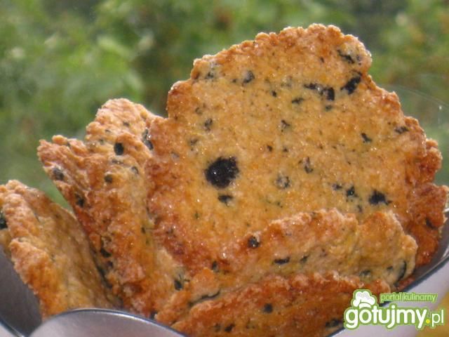 Slodkie ciasteczka z oliwkami i cytryna