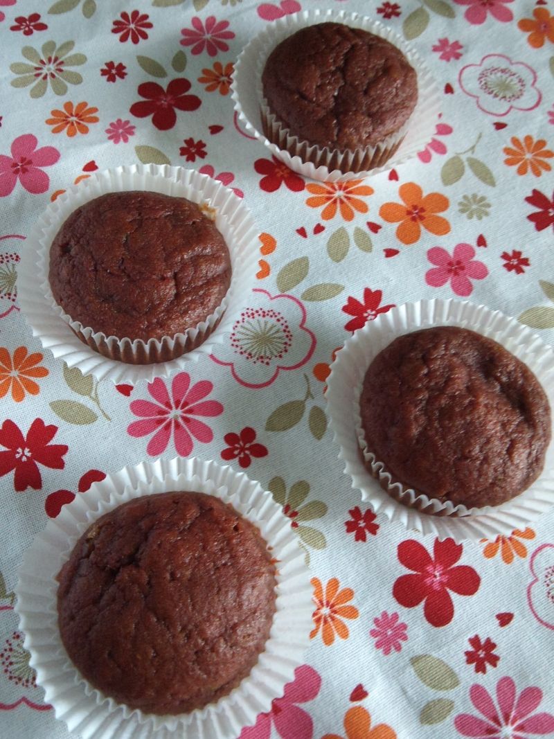 Słodkie muffinki z buraczkami Słodkie muffinki z buraczkami
