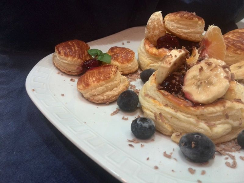 Słodkie vol-au-vent Słodkie vol-au-vent