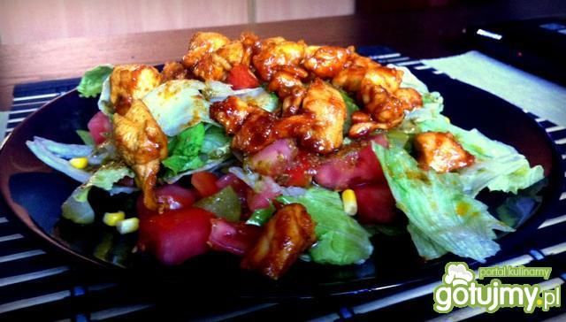 Słodko - kwaśna sałatka obiadowa