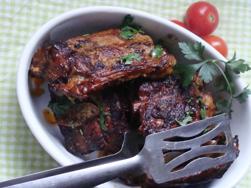 Słodko-ostre żeberka  Słodko-ostre żeberka