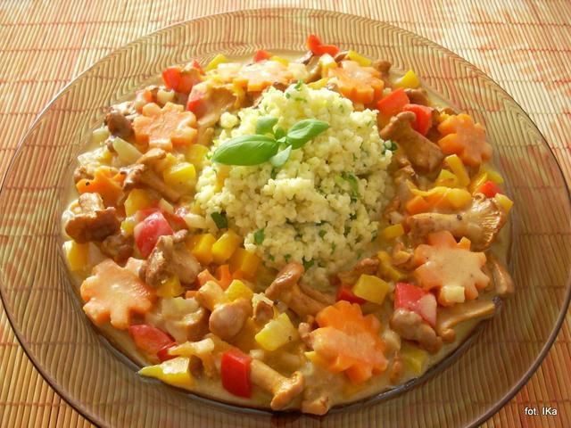 Słoneczna potrawka z jagłami