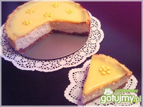 Słoneczny sernik z lemon curd